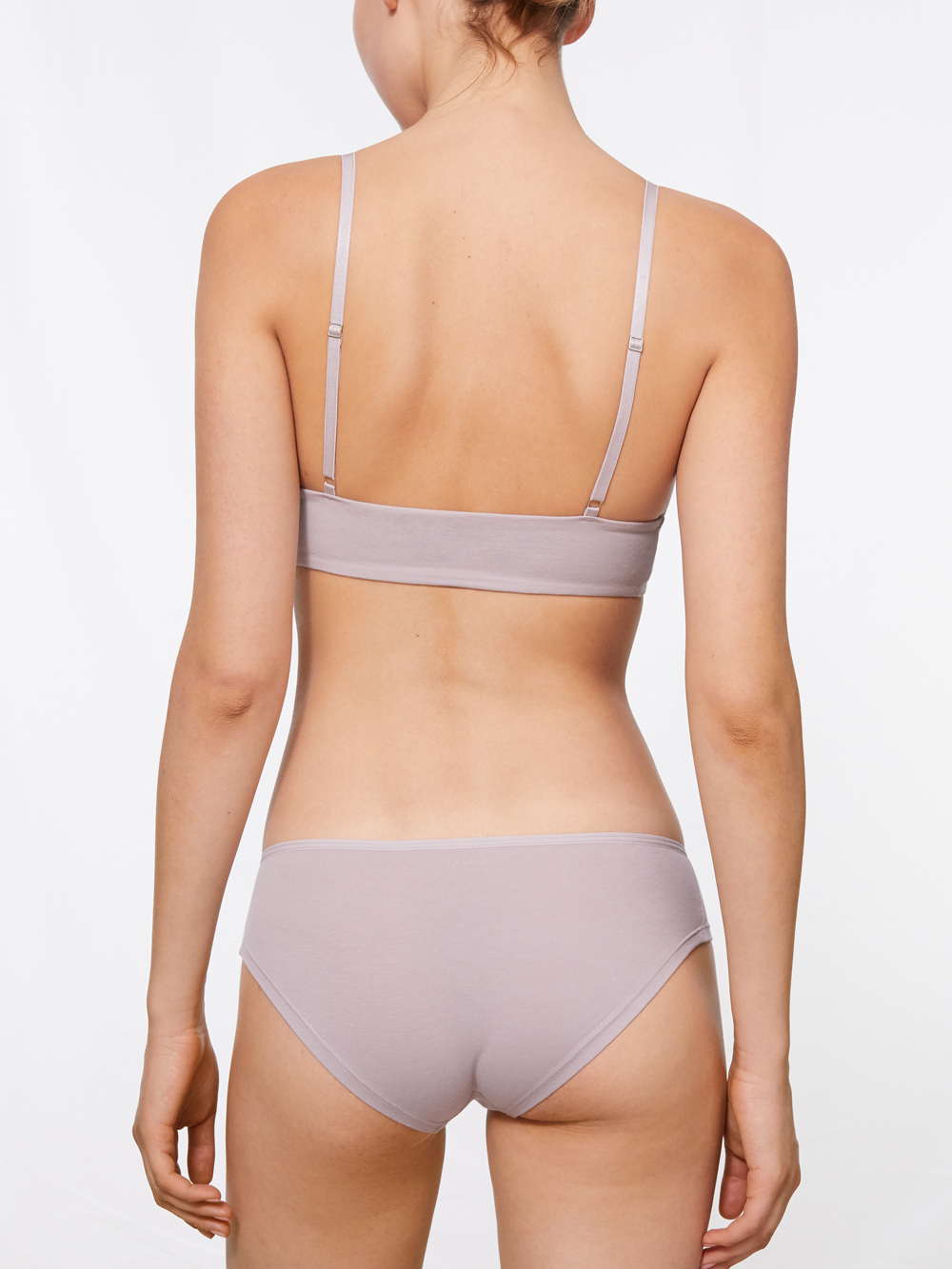 LUCY - Triangel-BH (wattierbar), Auslaufmodell, rosegrey